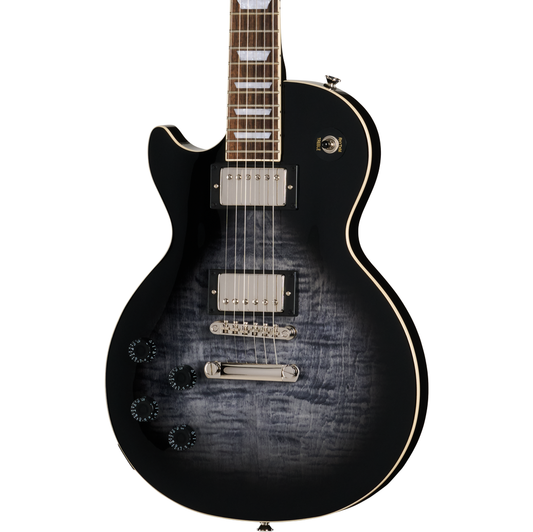 Epiphone Les Paul Tribute Plus Left Handed Electric Guitar - Ebony Burst