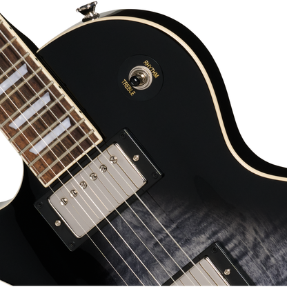 Epiphone Les Paul Tribute Plus Left Handed Electric Guitar - Ebony Burst