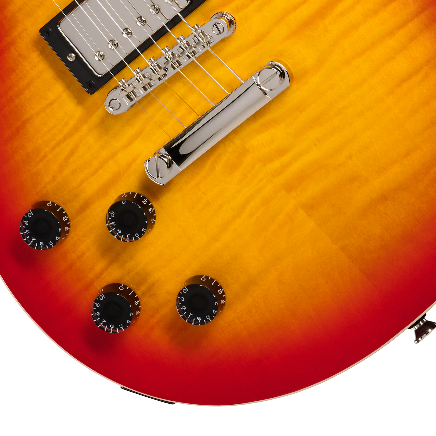 Epiphone Les Paul Tribute Plus Left Handed Electric Guitar - Heritage Cherry Sunburst