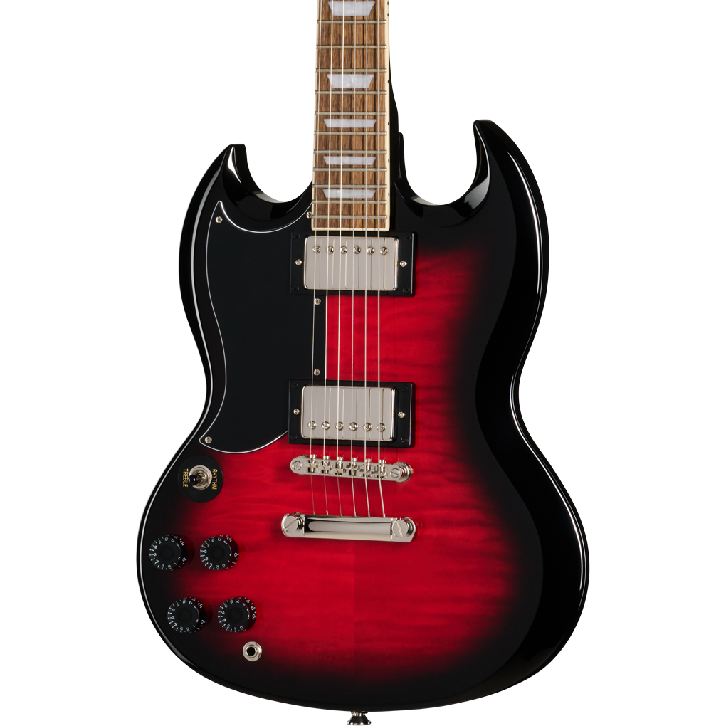 Epiphone SG Tribute Plus Left Handed Electric Guitar - Cherry Burst