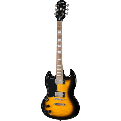 Epiphone SG Tribute Plus Left Handed Electric Guitar - Vintage Sunburst