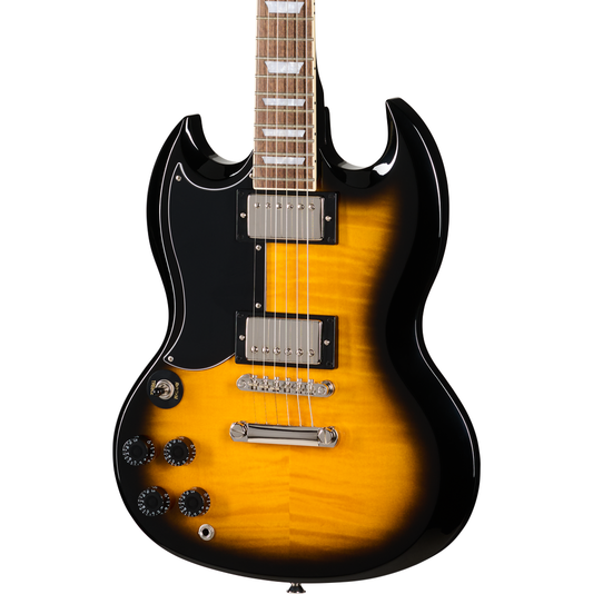 Epiphone SG Tribute Plus Left Handed Electric Guitar - Vintage Sunburst