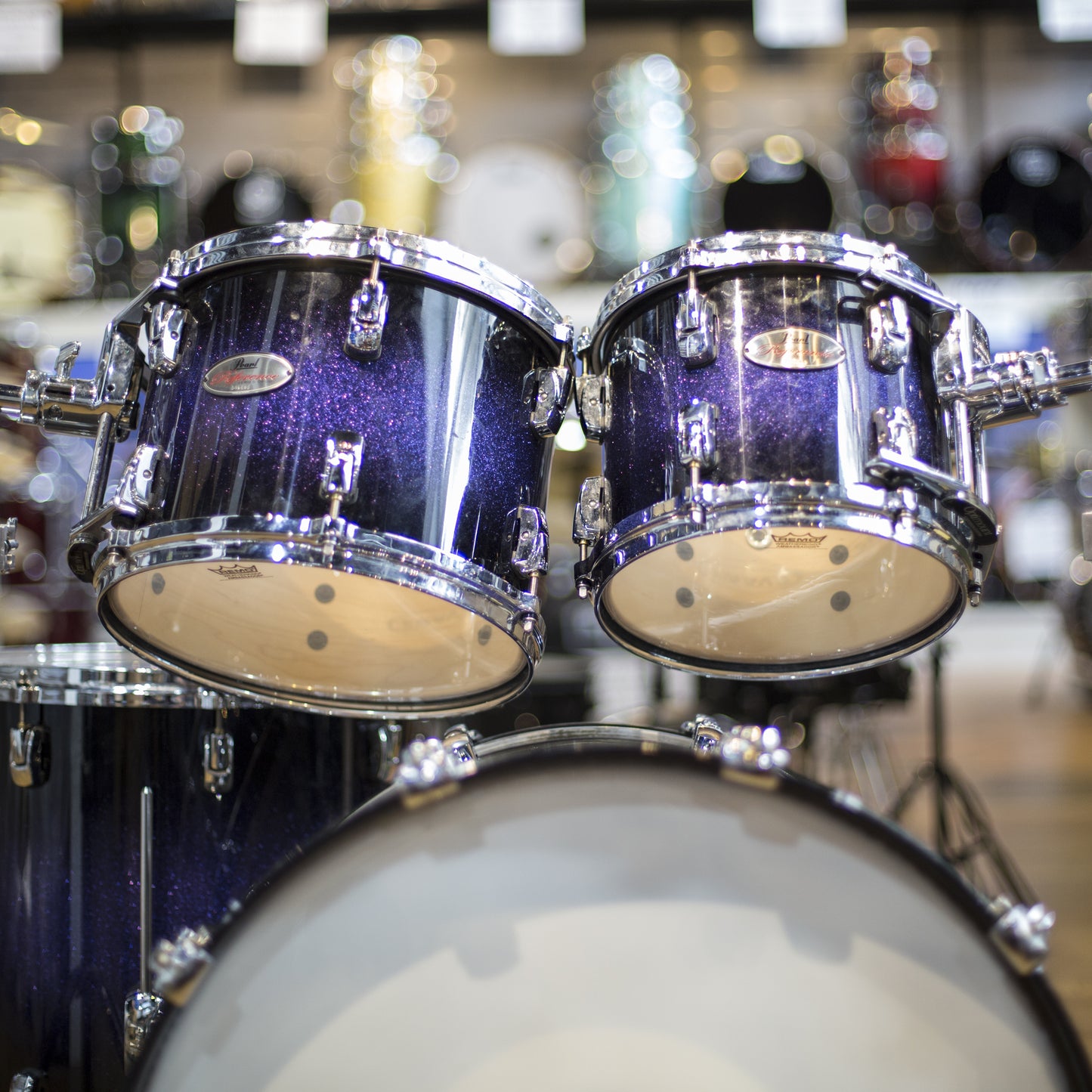 Pearl Reference Series 4pc Drum Kit in Purple Craze w/ Tom Mounts (E4743)