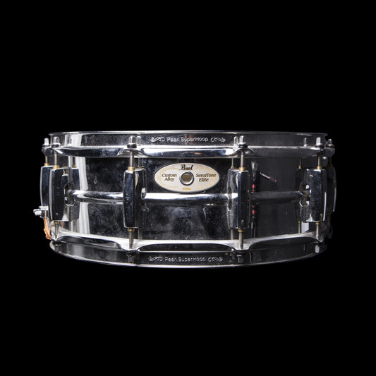 Pearl Sensitone 5x14 Beaded Steel Shell Snare Drum (E4794)