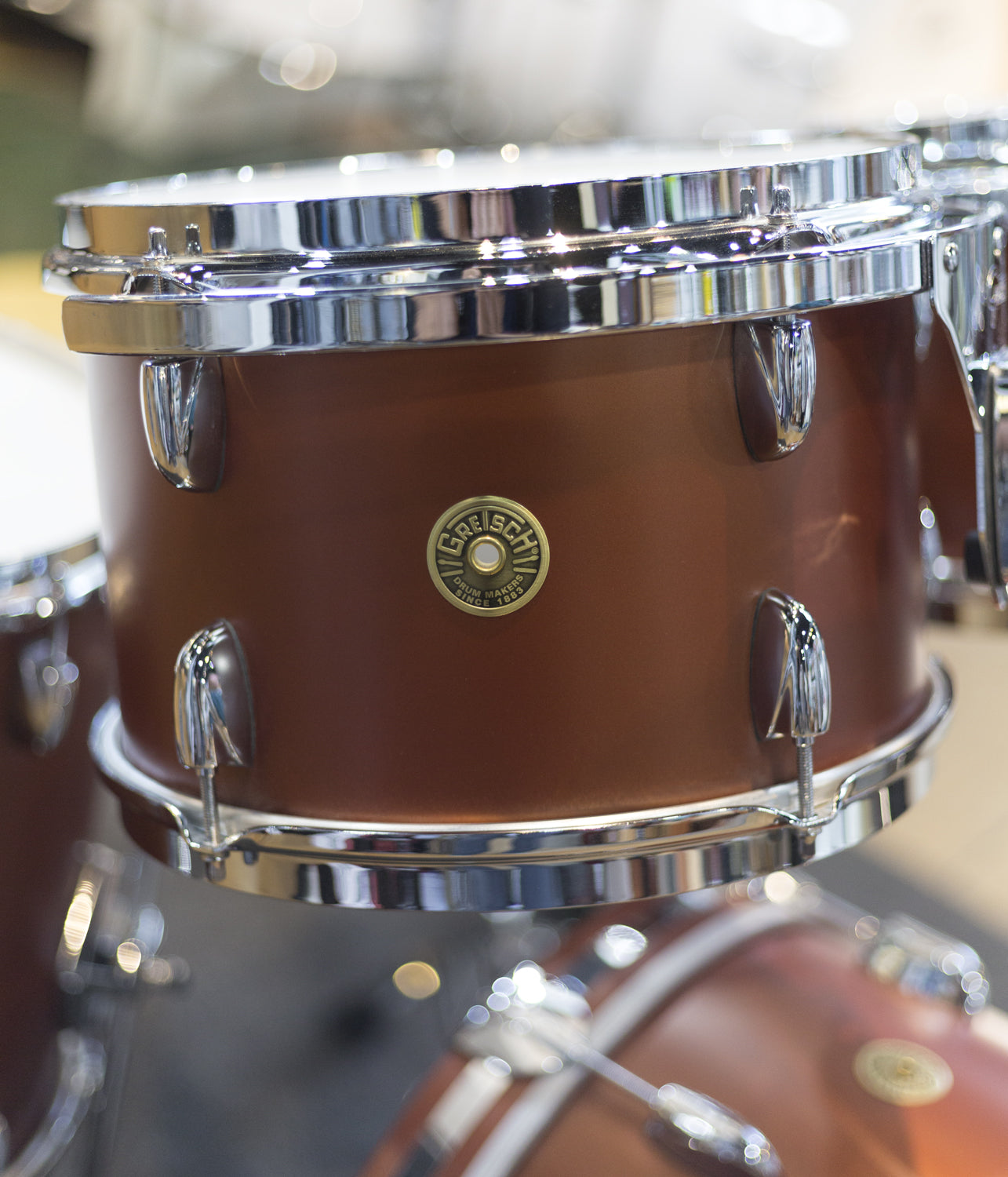 Gretsch Broadkaster Series 4pc Bop Shell Kit in Satin Copper Lacquer BKJ484SCP