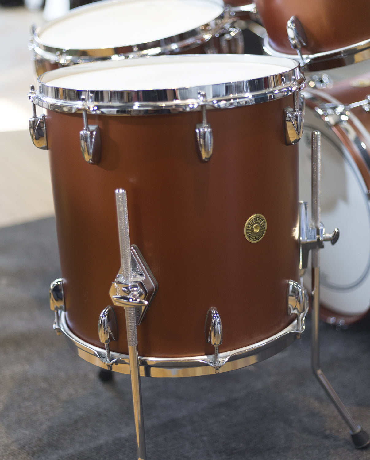 Gretsch Broadkaster Series 4pc Bop Shell Kit in Satin Copper Lacquer BKJ484SCP