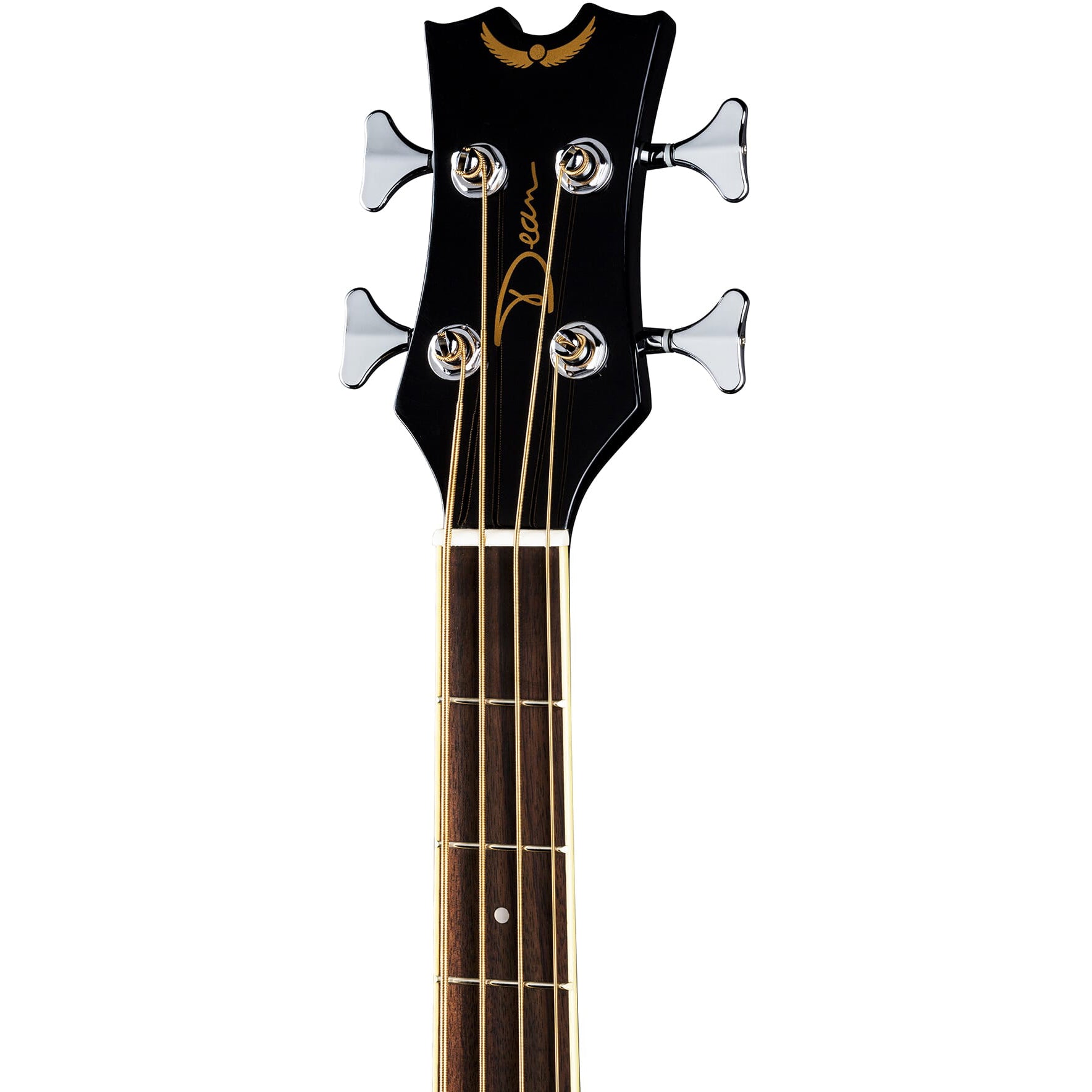 Dean Guitars EAB 4 String Acoustic Electric Bass Guitar in Classic Black