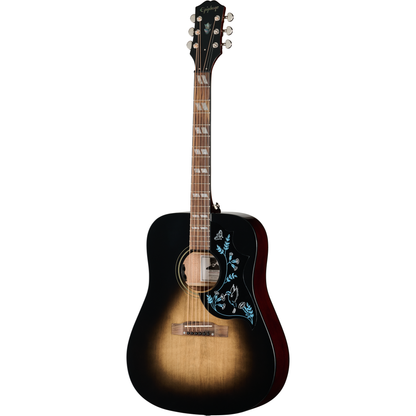 Epiphone Eric Church Hummingbird Dark Acoustic Electric Guitar - Cobra Burst