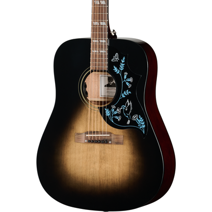 Epiphone Eric Church Hummingbird Dark Acoustic Electric Guitar - Cobra Burst