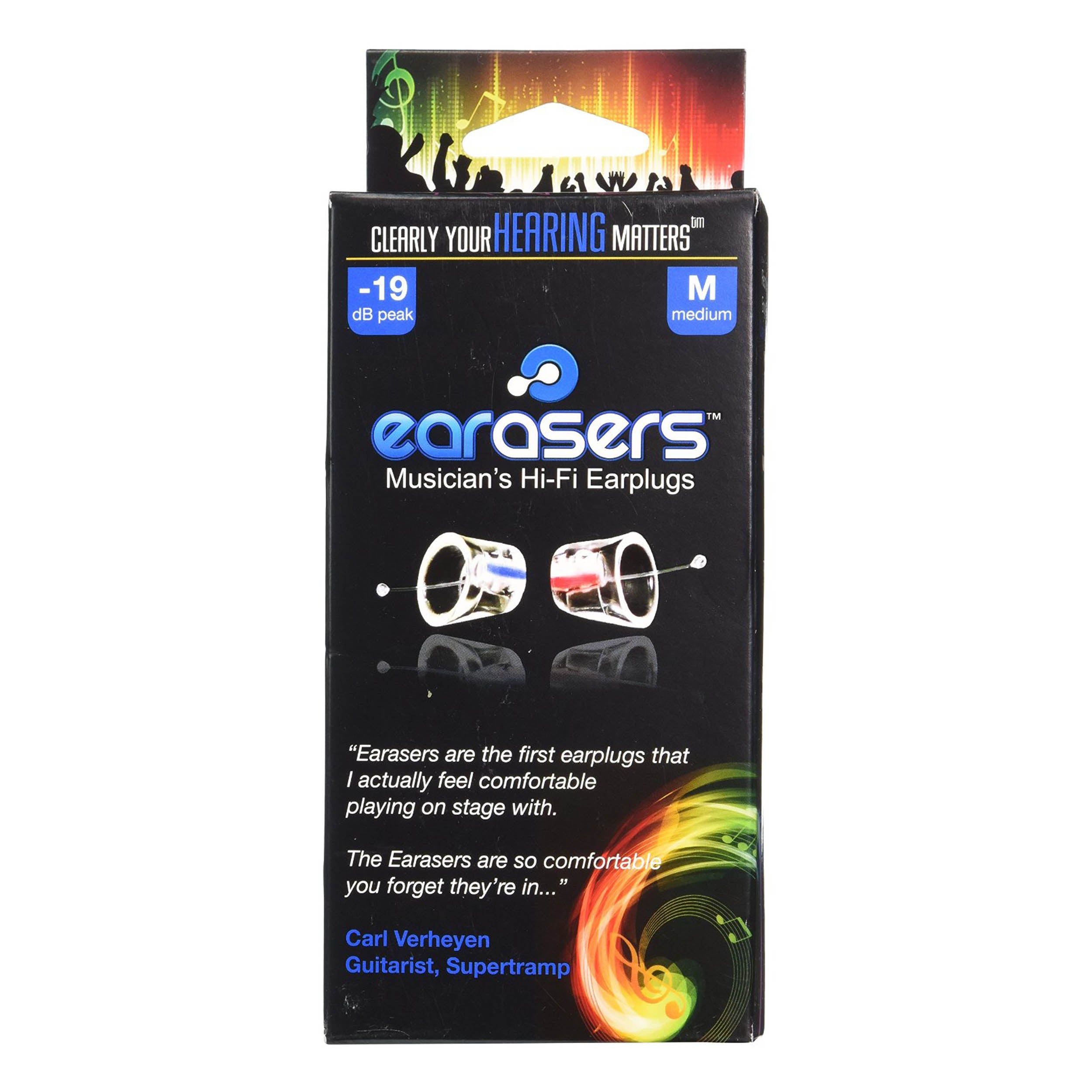 Earasers Regular Earasers Musicians Plugs Medium – Alto Music