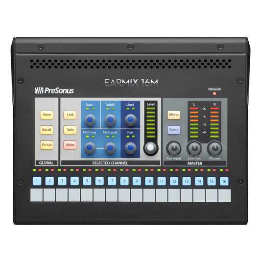 PreSonus EarMix 16M - 16x2 AVB-Networked Personal Monitor Mixer