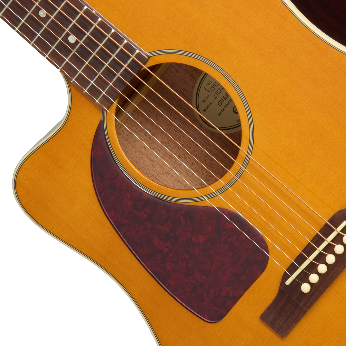 Epiphone J-45 Studio EC Left Handed Acoustic Electric Guitar - Natural