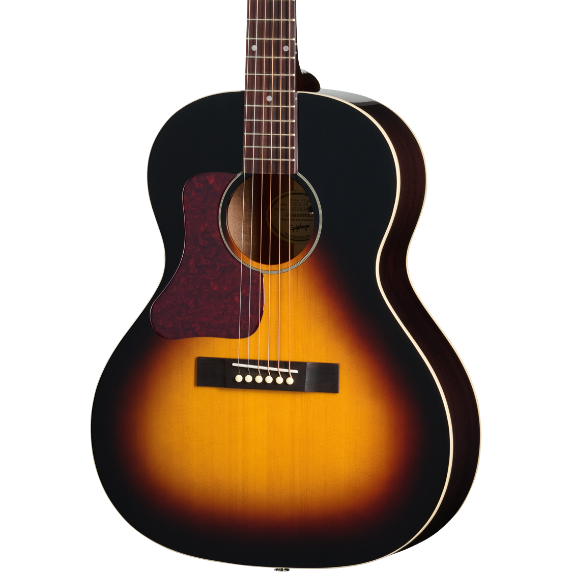 Epiphone Blues King Studio Left Handed Acoustic Electric Guitar - Dark Burst