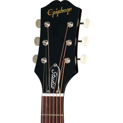 Epiphone Blues King Studio Left Handed Acoustic Electric Guitar - Dark Burst