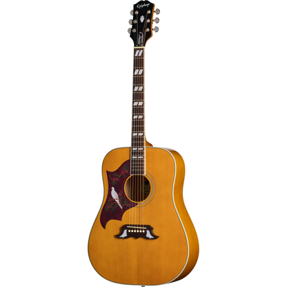 Epiphone Dove Studio Left Handed Acoustic Electric Guitar - Natural