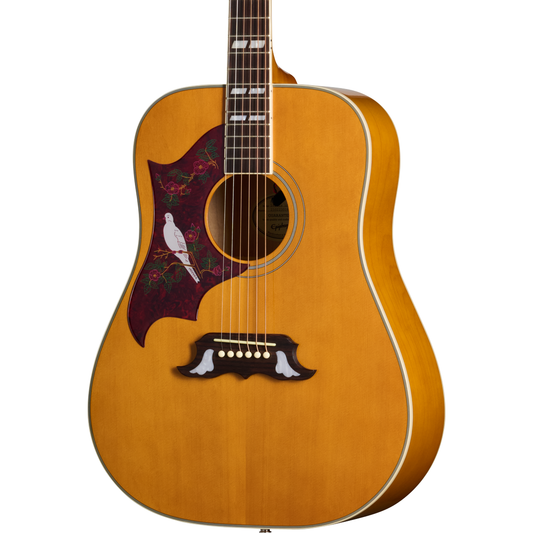 Epiphone Dove Studio Left Handed Acoustic Electric Guitar - Natural