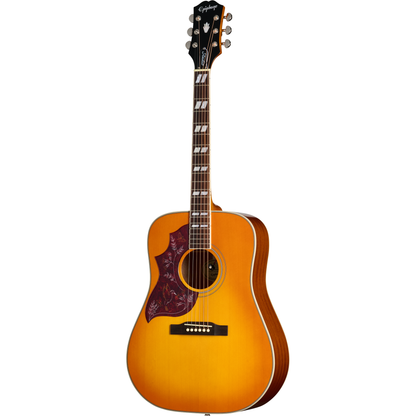 Epiphone Hummingbird Studio Left Handed Acoustic Electric Guitar - Heritage Cherry Sunburst