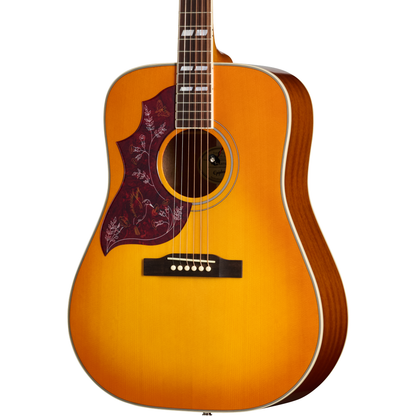 Epiphone Hummingbird Studio Left Handed Acoustic Electric Guitar - Heritage Cherry Sunburst