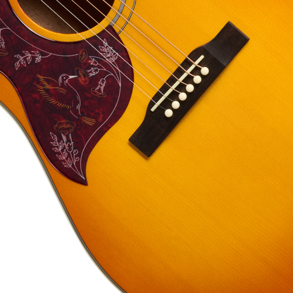Epiphone Hummingbird Studio Left Handed Acoustic Electric Guitar - Heritage Cherry Sunburst