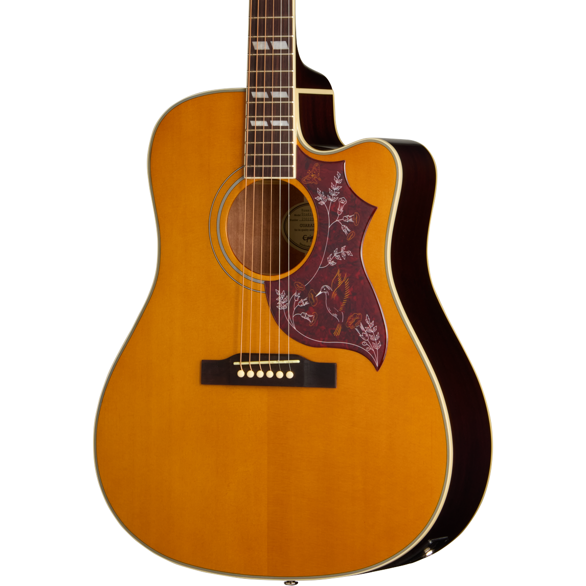 Epiphone Hummingbird Studio EC Acoustic Electric Guitar - Natural
