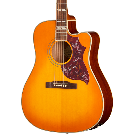 Epiphone Hummingbird Studio EC Acoustic Electric Guitar - Heritage Cherry Sunburst