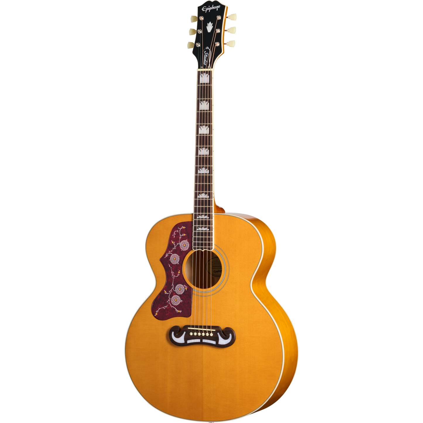 Epiphone J-200 Studio Left Handed Acoustic Electric Guitar - Natural