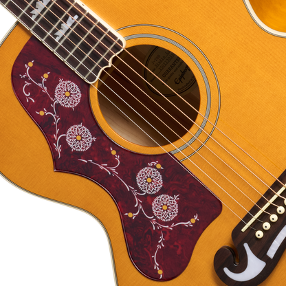 Epiphone J-200 Studio Left Handed Acoustic Electric Guitar - Natural