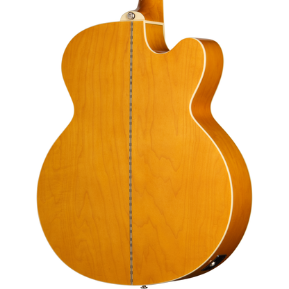 Epiphone J-200 Studio EC Left Handed Acoustic Electric Guitar - Natural