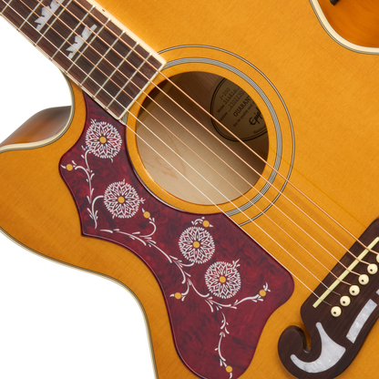 Epiphone J-200 Studio EC Left Handed Acoustic Electric Guitar - Natural