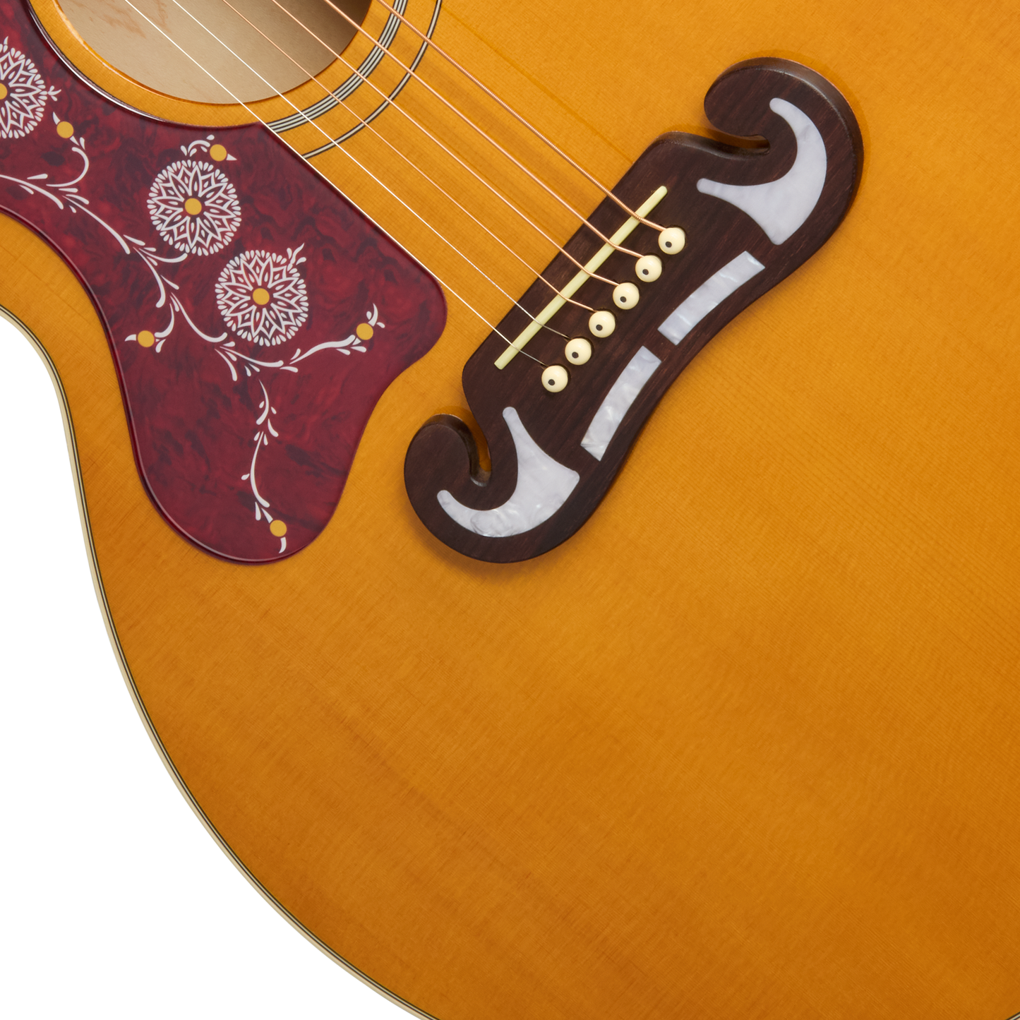 Epiphone J-200 Studio EC Left Handed Acoustic Electric Guitar - Natural