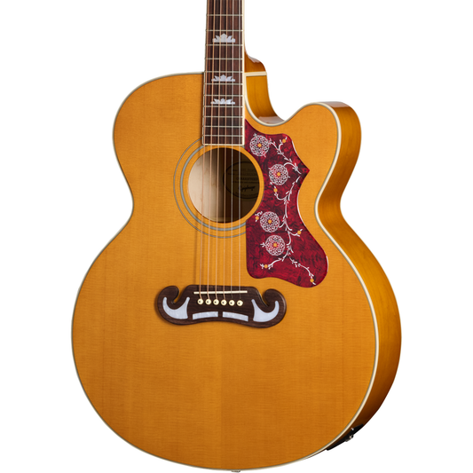 Epiphone J-200 Studio EC Acoustic Electric Guitar - Natural