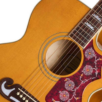 Epiphone J-200 Studio EC Acoustic Electric Guitar - Natural