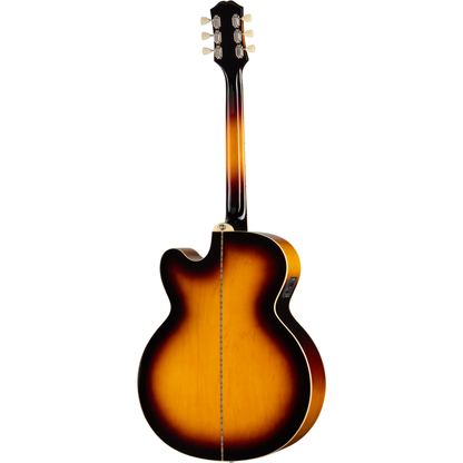 Epiphone J-200 Studio EC Acoustic Electric Guitar - Vintage Sunburst