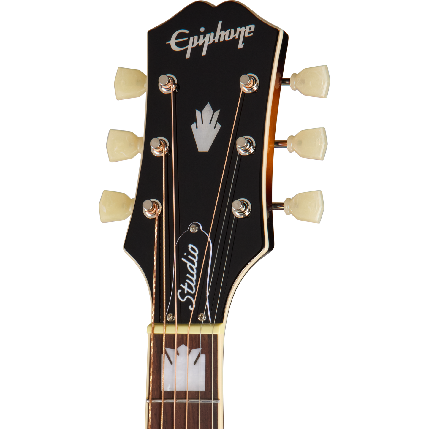 Epiphone J-200 Studio EC Acoustic Electric Guitar - Vintage Sunburst