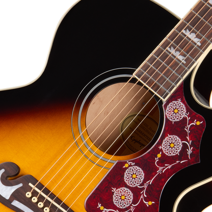 Epiphone J-200 Studio EC Acoustic Electric Guitar - Vintage Sunburst