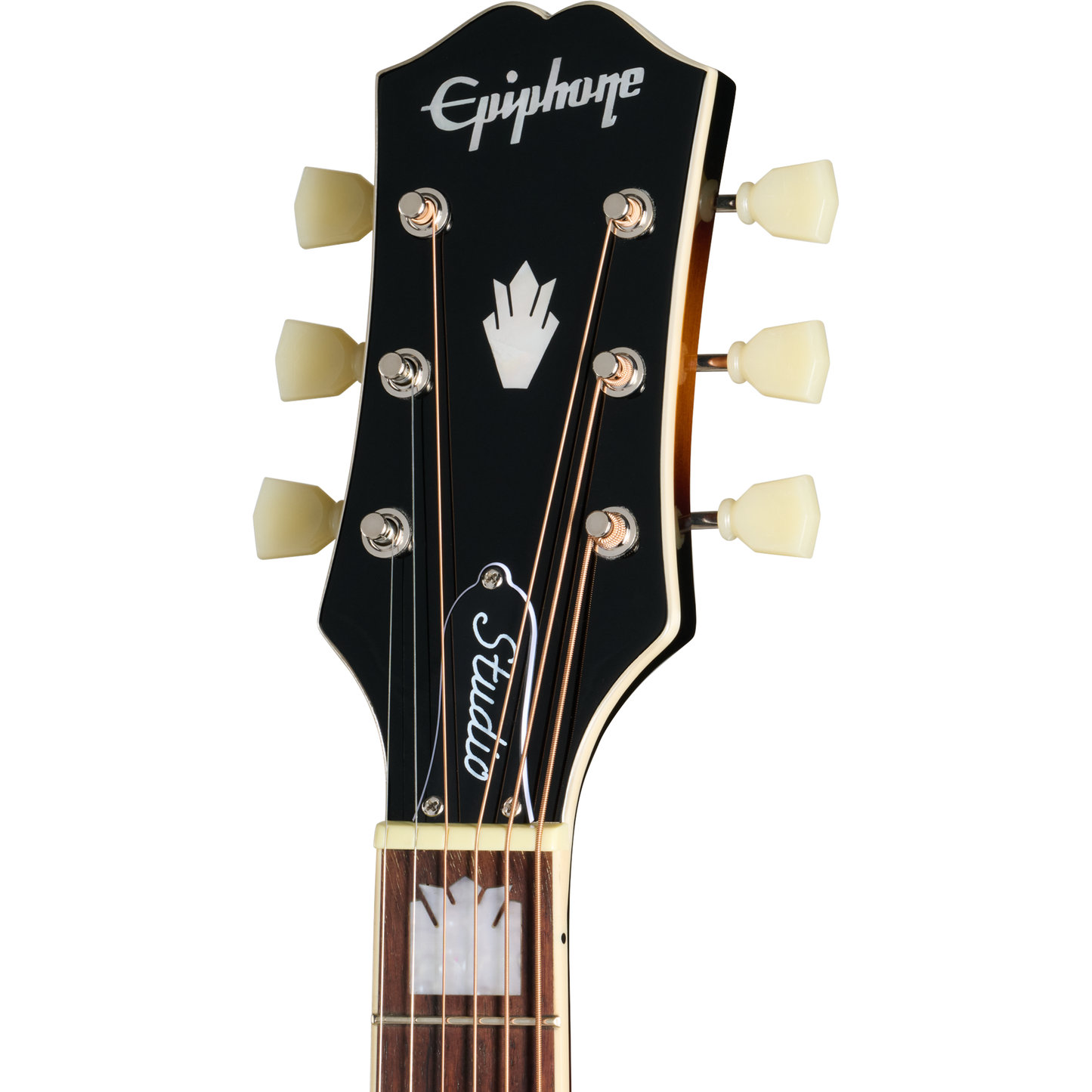 Epiphone J-200 Studio Left Handed Acoustic Electric Guitar - Vintage Sunburst