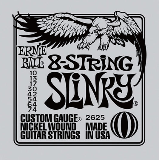 Ernie Ball Electric Guitar 8-string set