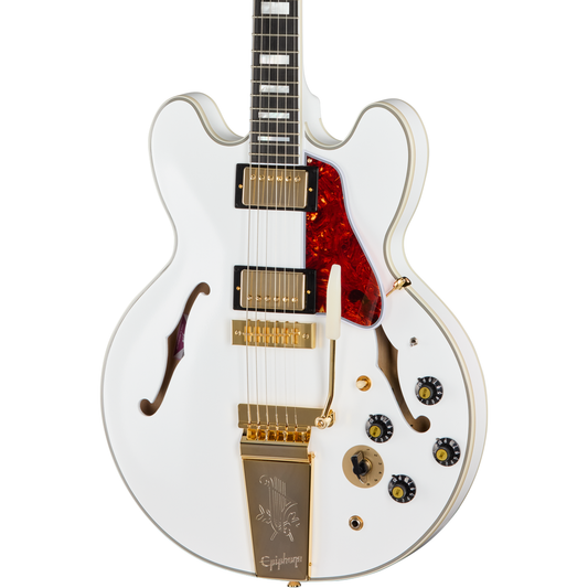 Epiphone Alex Lifeson Signature 1976 ES-355 Reissue Semi-Hollow Electric Guitar - Alpine White