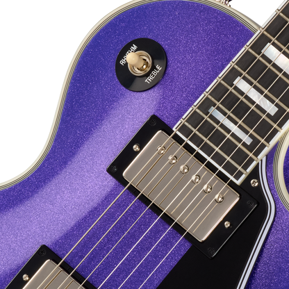 Epiphone IGC Les Paul Custom Electric Guitar - Amethyst Sparkle