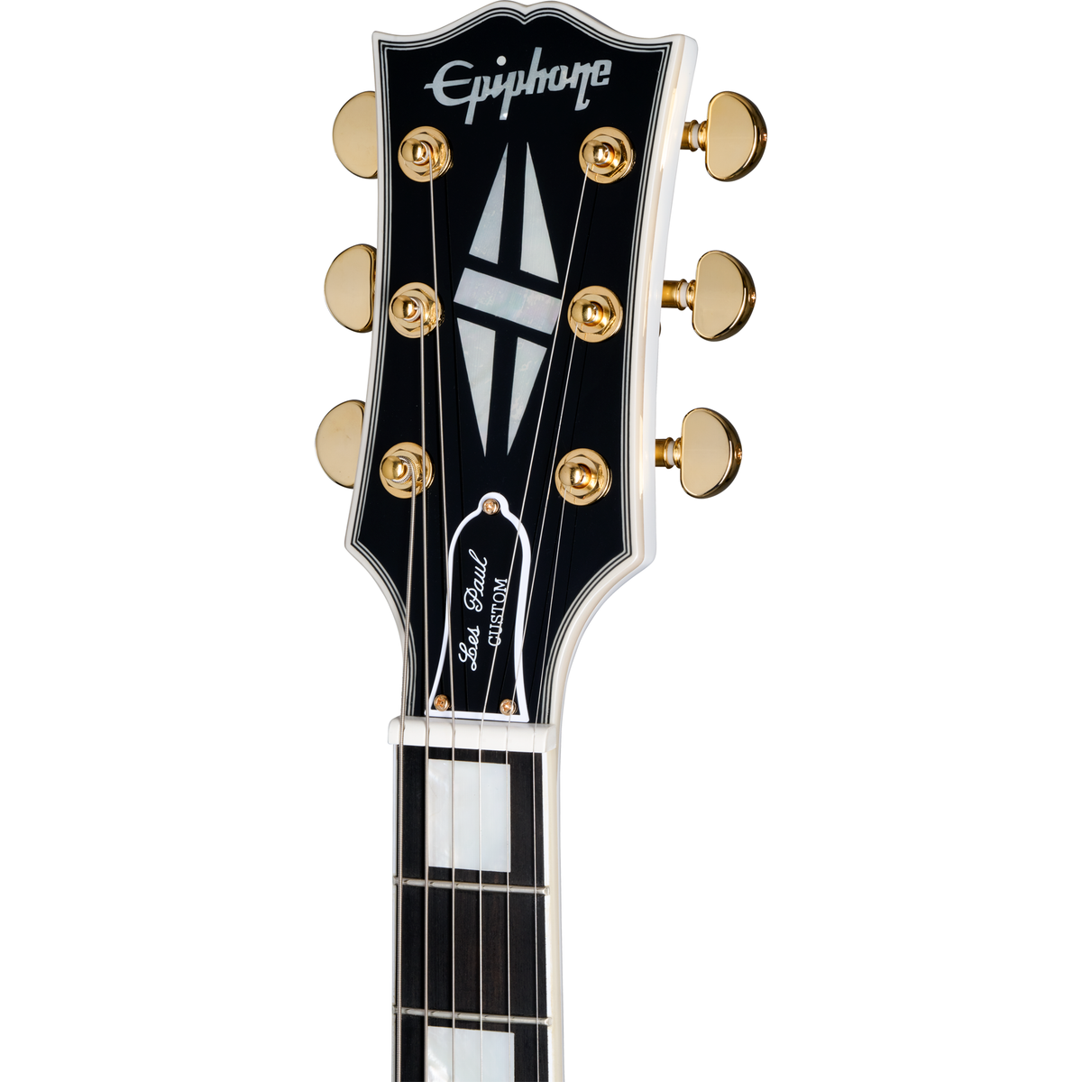 Epiphone Les Paul Custom Electric Guitar - Alpine White – Alto Music Epiphone Les Paul Custom Electric Guitar - Alpine White – Alto Music