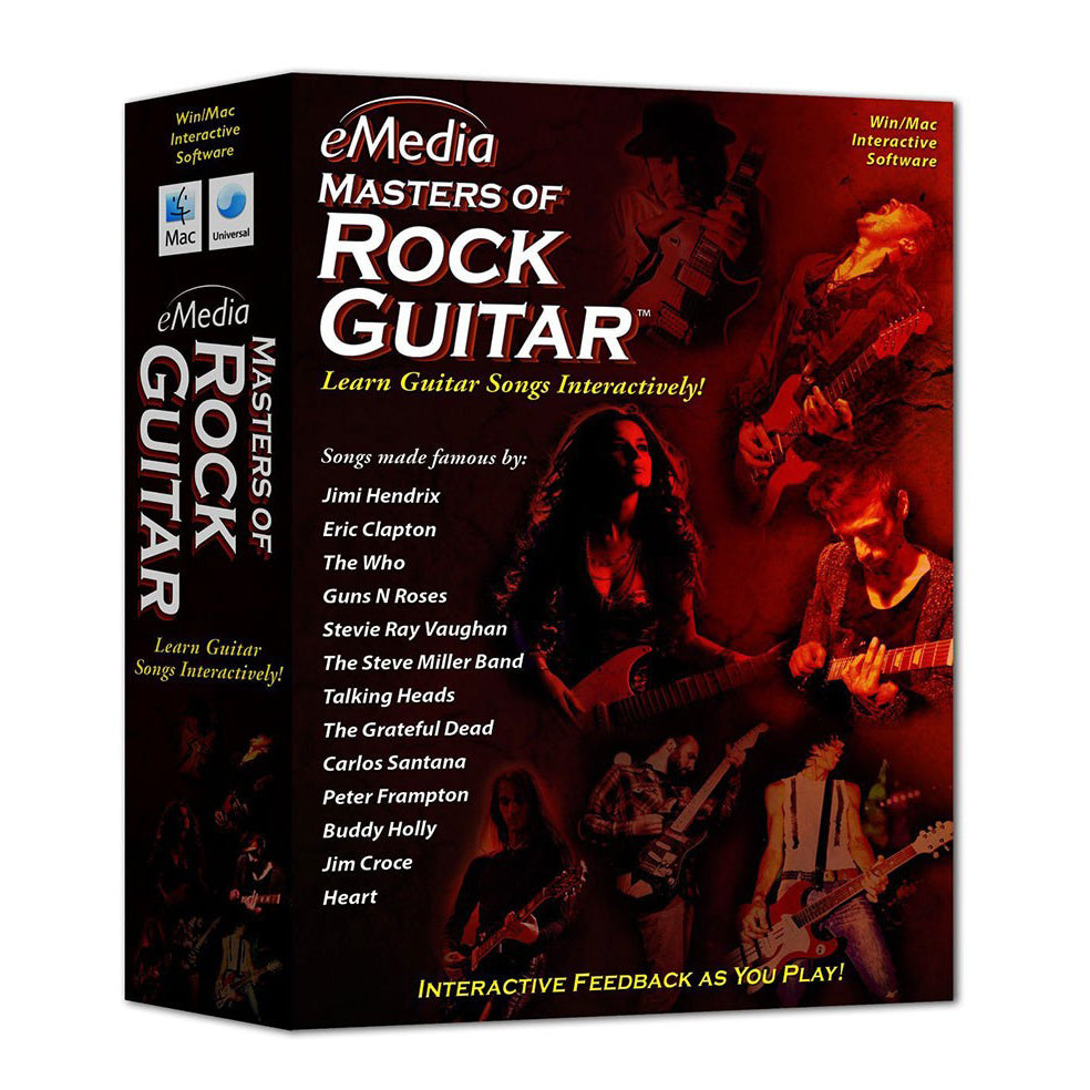 eMedia Masters of Rock Guitar - Macintosh (MROCKGUITAR)