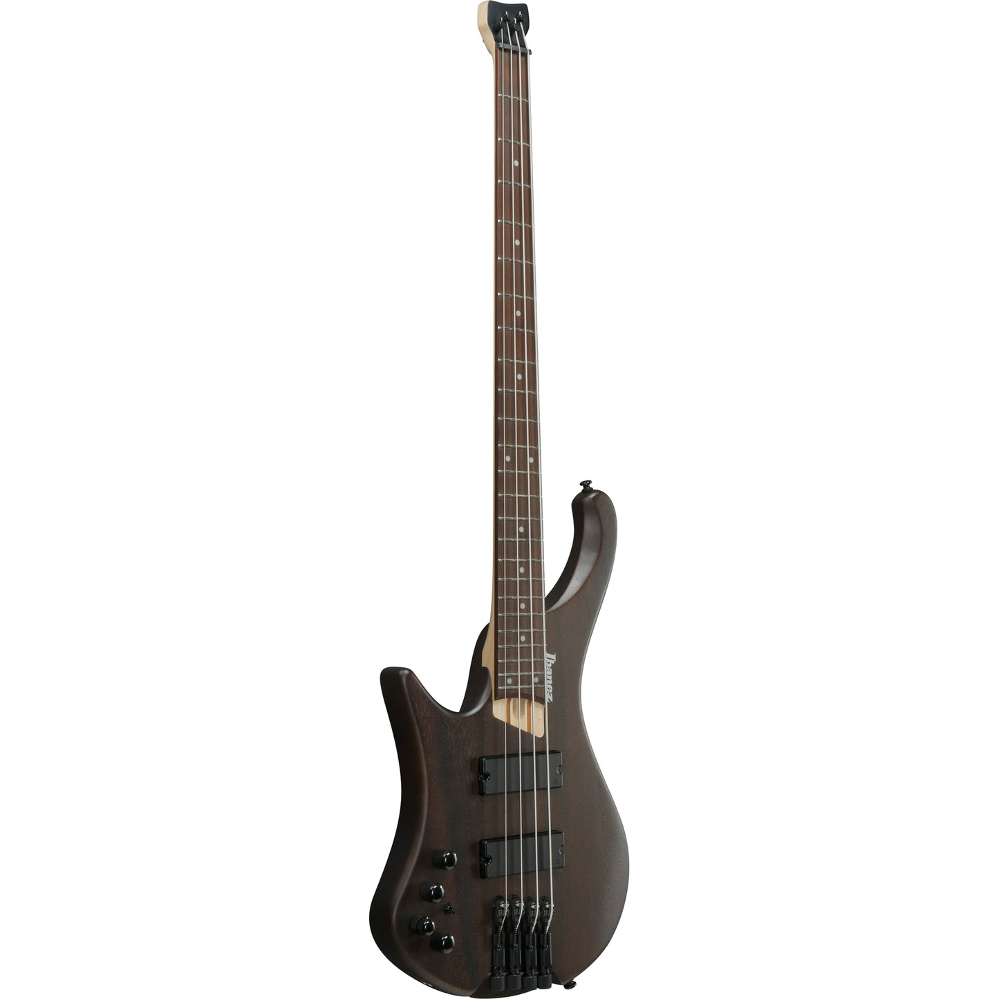 Ibanez EHB600 EHB Ergonomic Left Handed 4-String Headless Bass - Walnut Flat