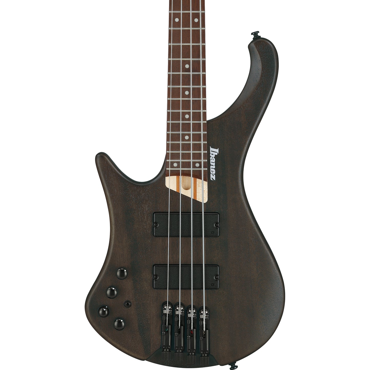 Ibanez EHB600 EHB Ergonomic Left Handed 4-String Headless Bass - Walnut Flat