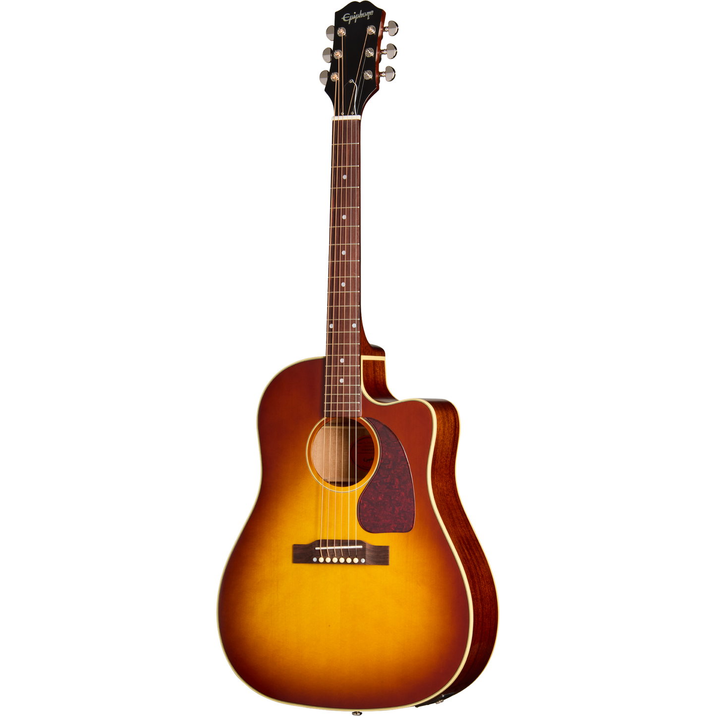 Epiphone J-45 Standard EC Acoustic Electric Guitar - Honey Burst