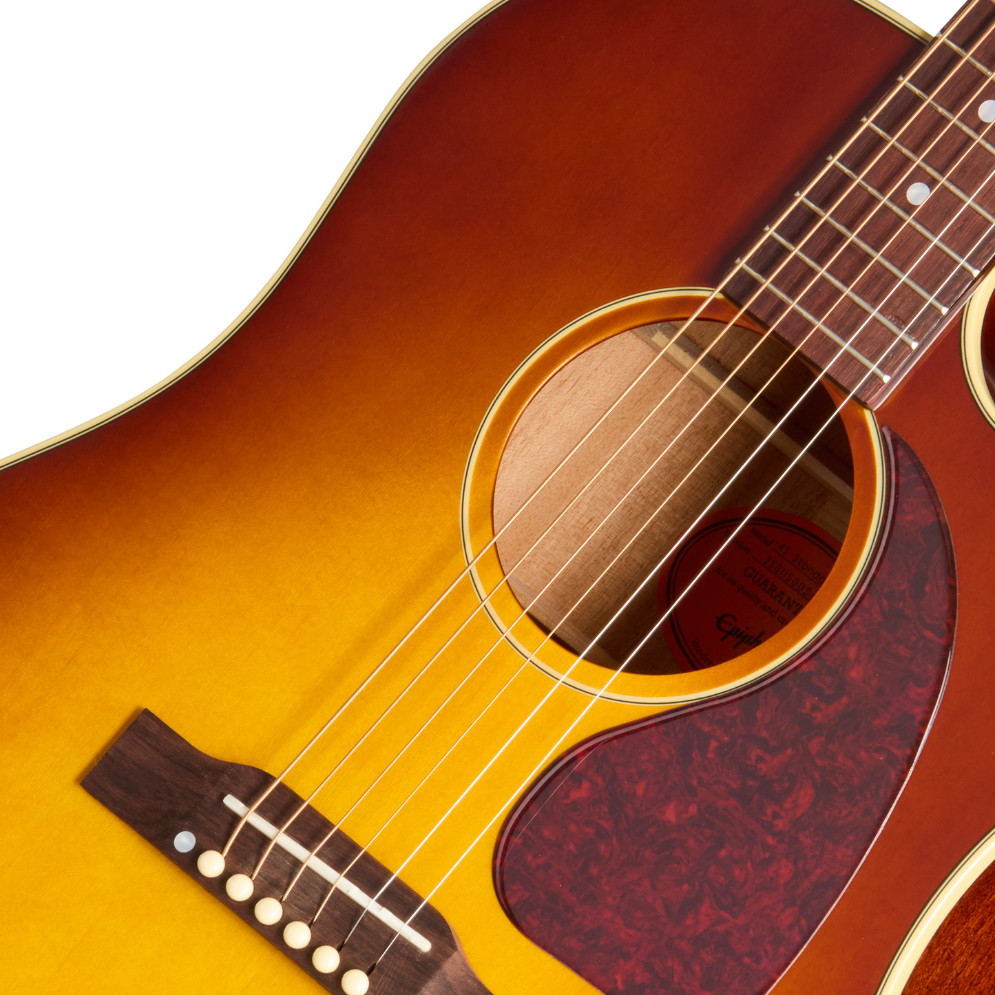 Epiphone J-45 Standard EC Acoustic Electric Guitar - Honey Burst