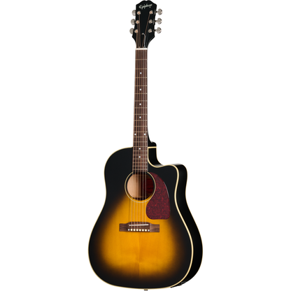 Epiphone J-45 Standard EC Acoustic Electric Guitar - Vintage Sunburst