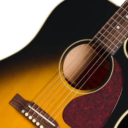 Epiphone J-45 Standard EC Acoustic Electric Guitar - Vintage Sunburst