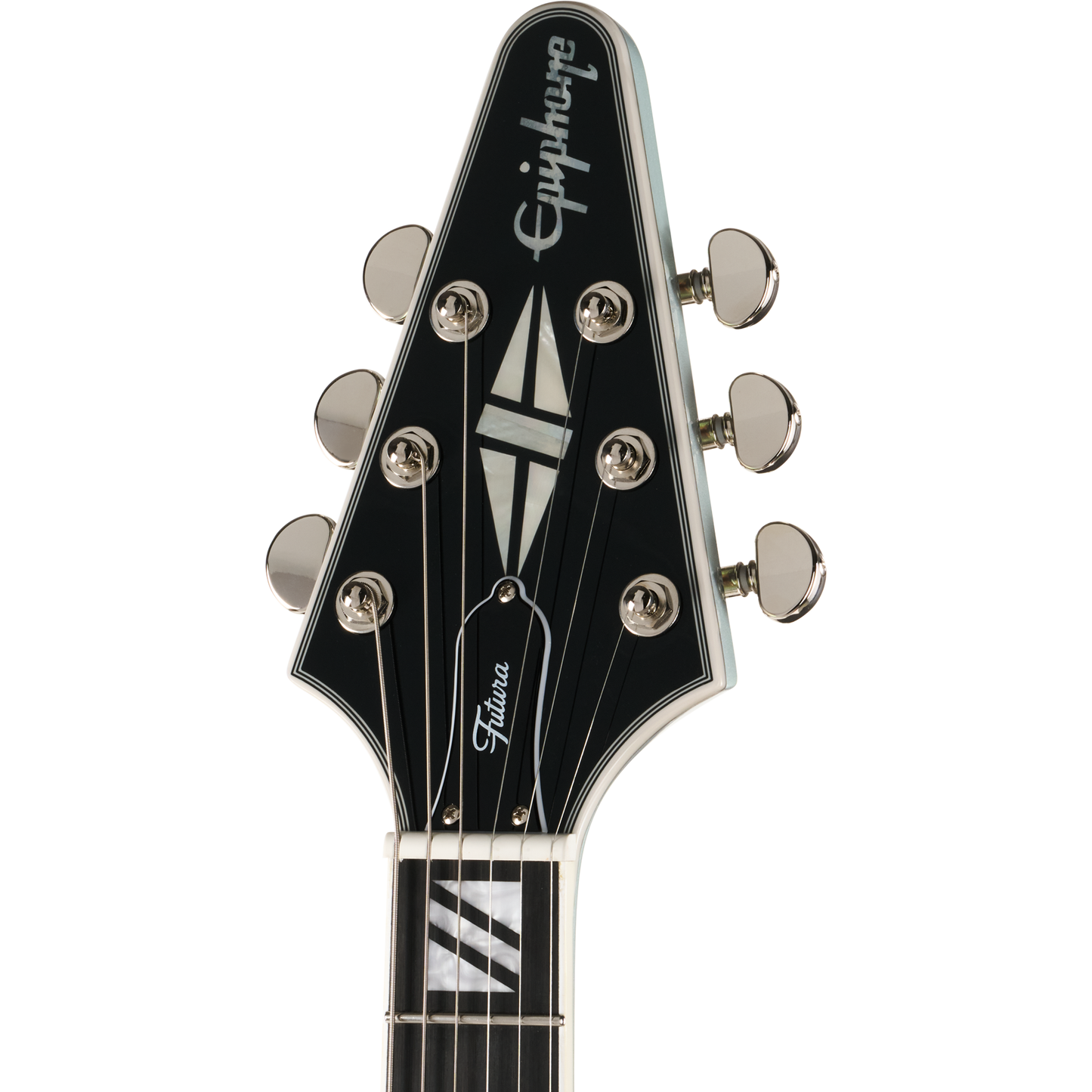 Epiphone Futura Flying V Custom Electric Guitar - Quicksilver Shift