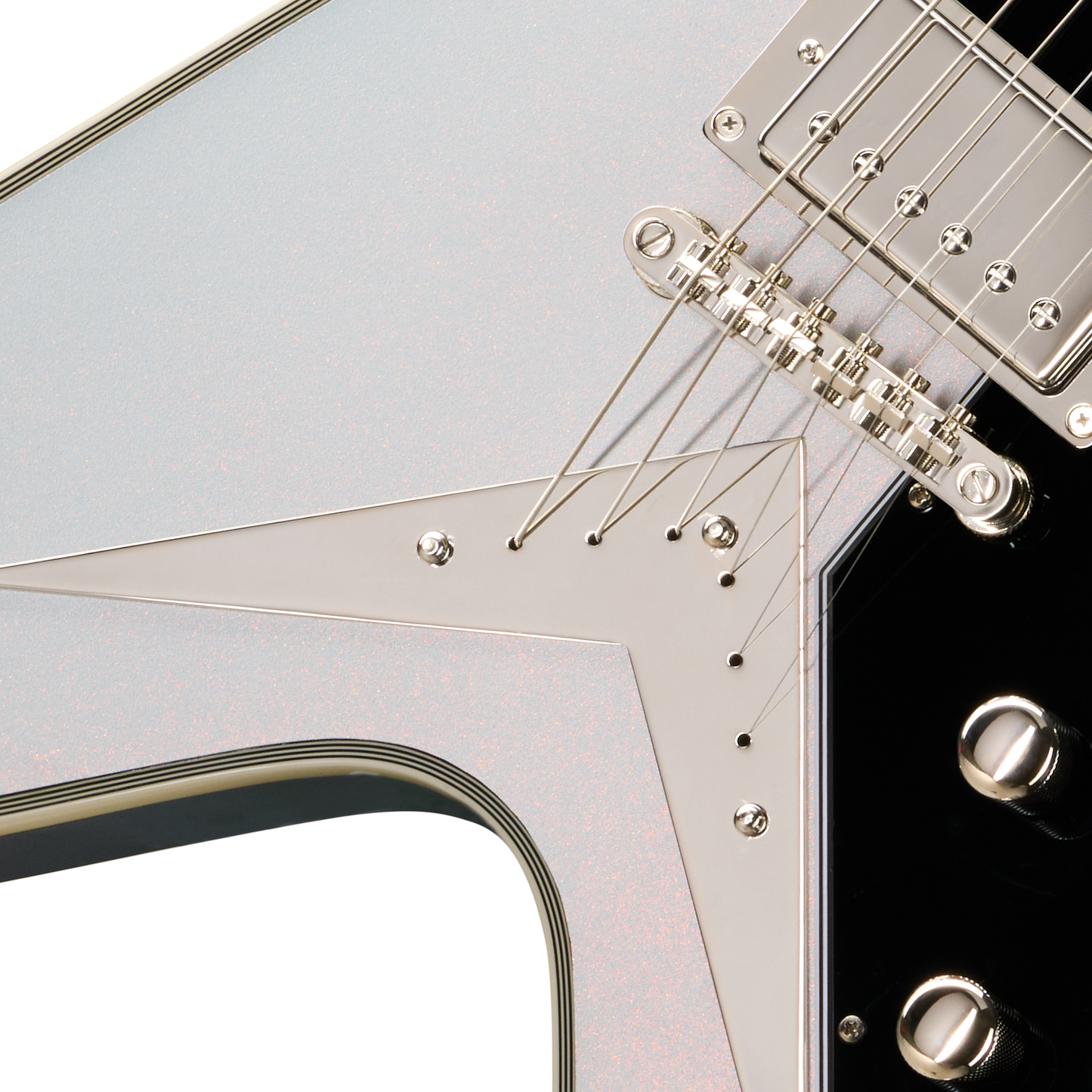 Epiphone Futura Flying V Custom Electric Guitar - Quicksilver Shift