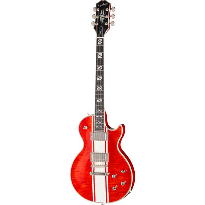 Epiphone Futura Les Paul Custom Electric Guitar - Racing Stripe Red